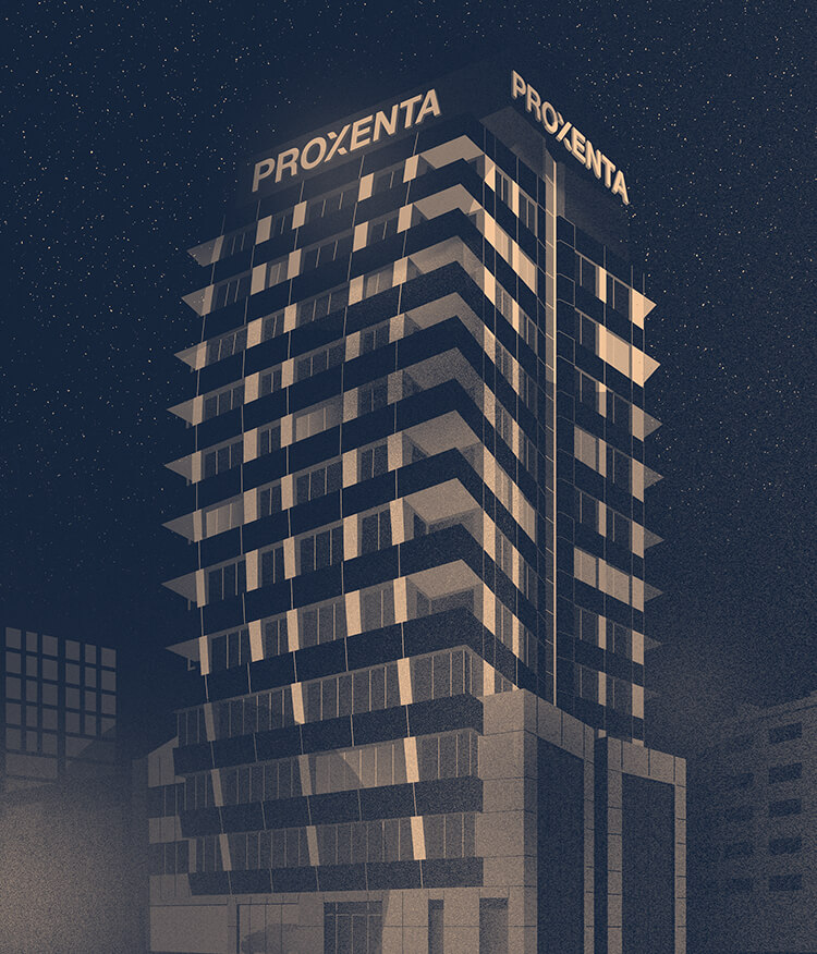 nákres proxenta offices